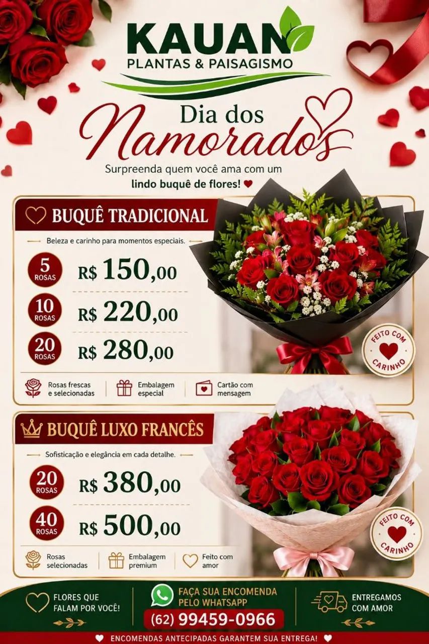 Dia dos namorados BUQUE 