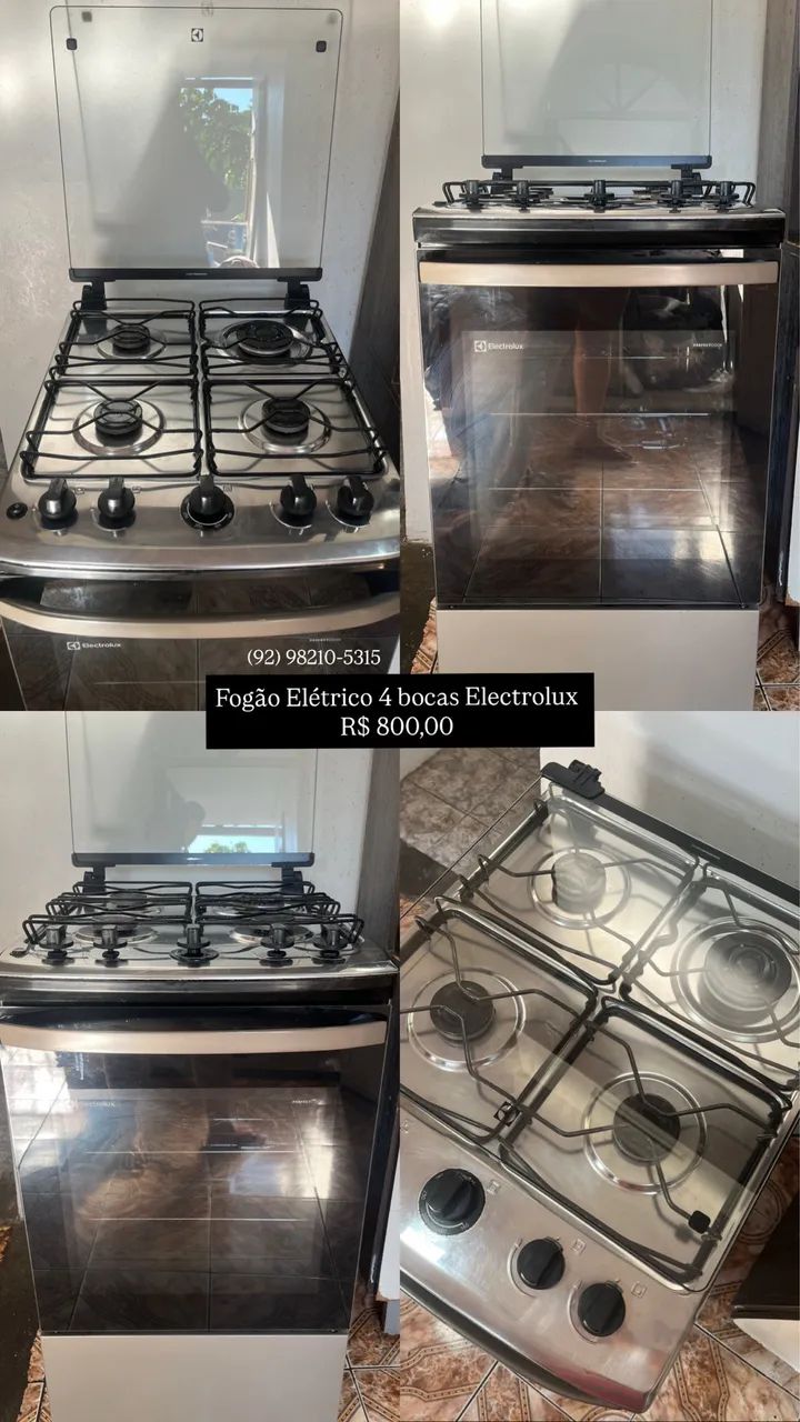 Fogão Elétrico 4 bocas Electrolux 