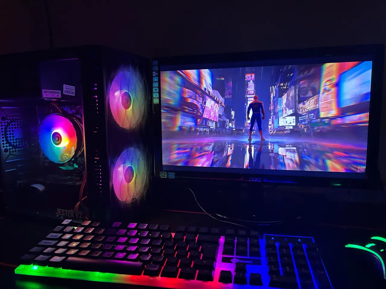PC Gamer Completo Intel i7 + GT 730 4GB + 8GB RAM + HD 1TB + Monitor AOC - Foto 4