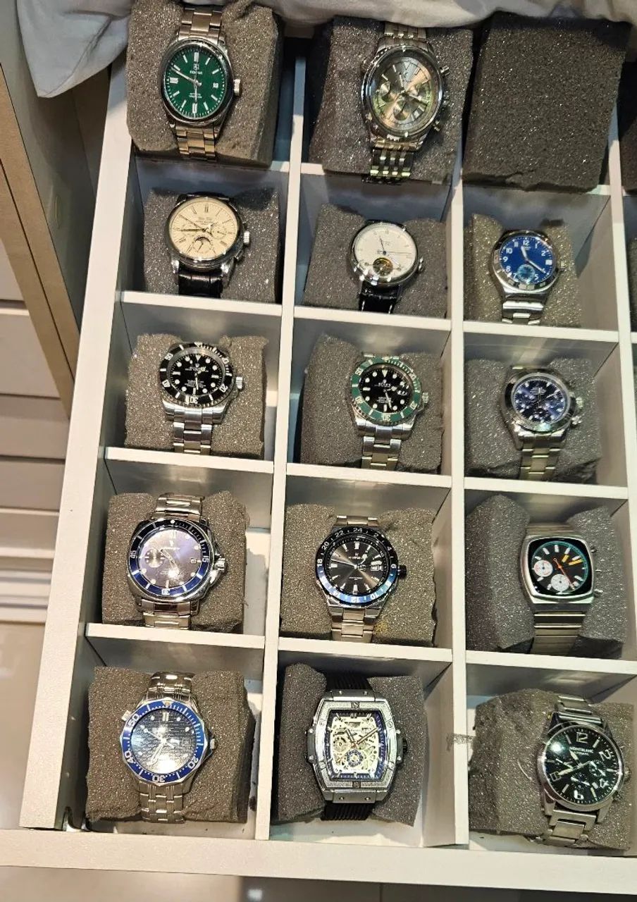 Relógios multimarcas. Rolex, Patek Phillipe, Navyforce, Pagani Design etc.. - Foto 2