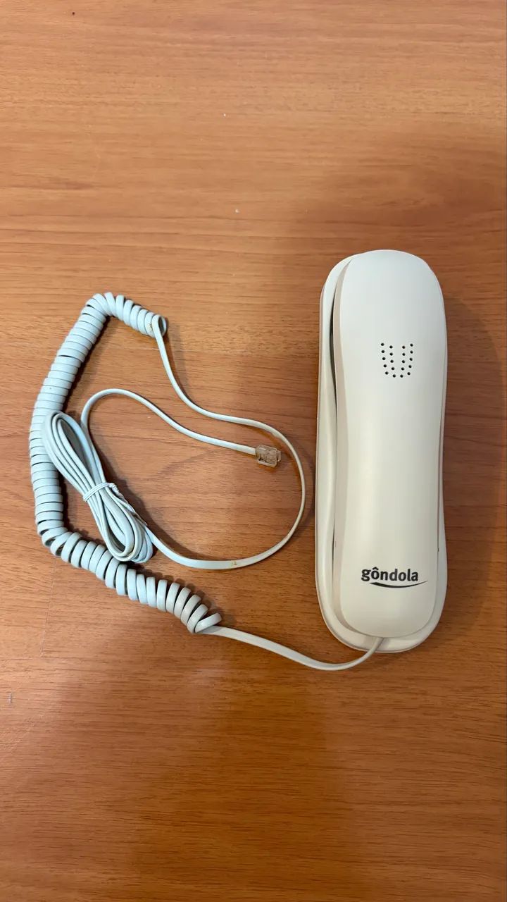 Telefone  Gôndola Branco Montável Na Parede