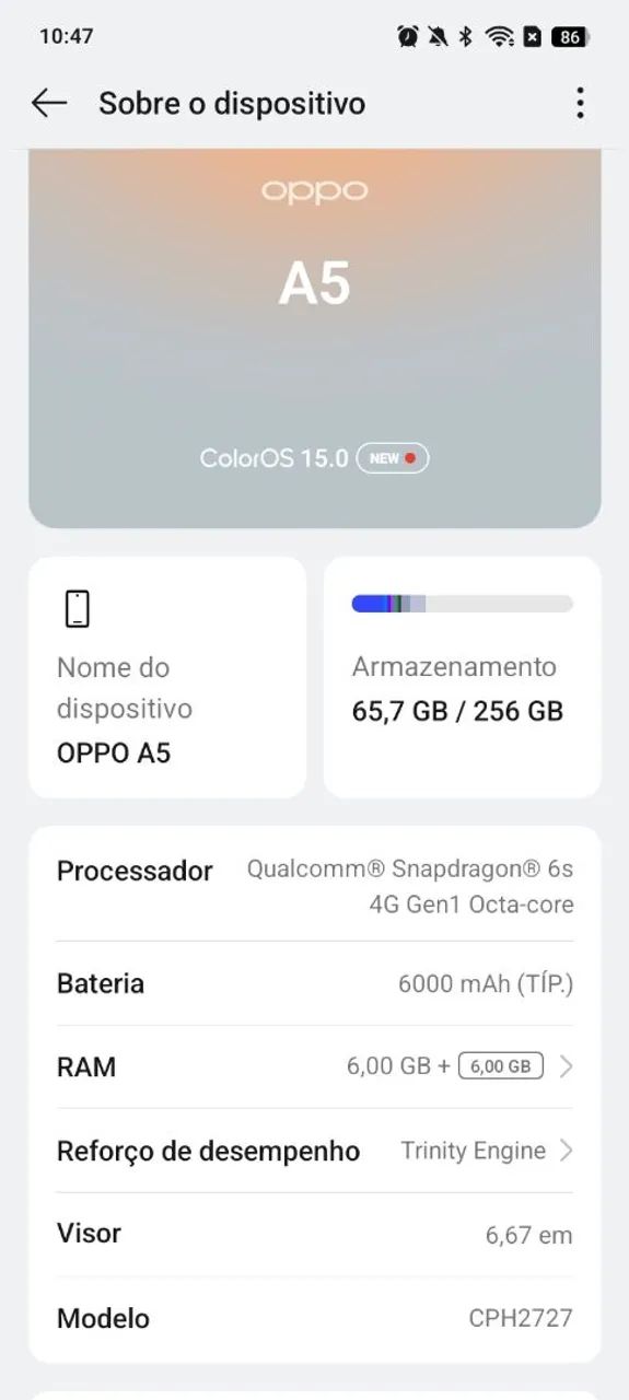 Celular Oppo A5 - Foto 3