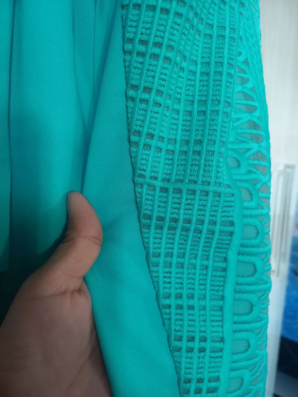 Vestido social de alça com renda - Foto 2