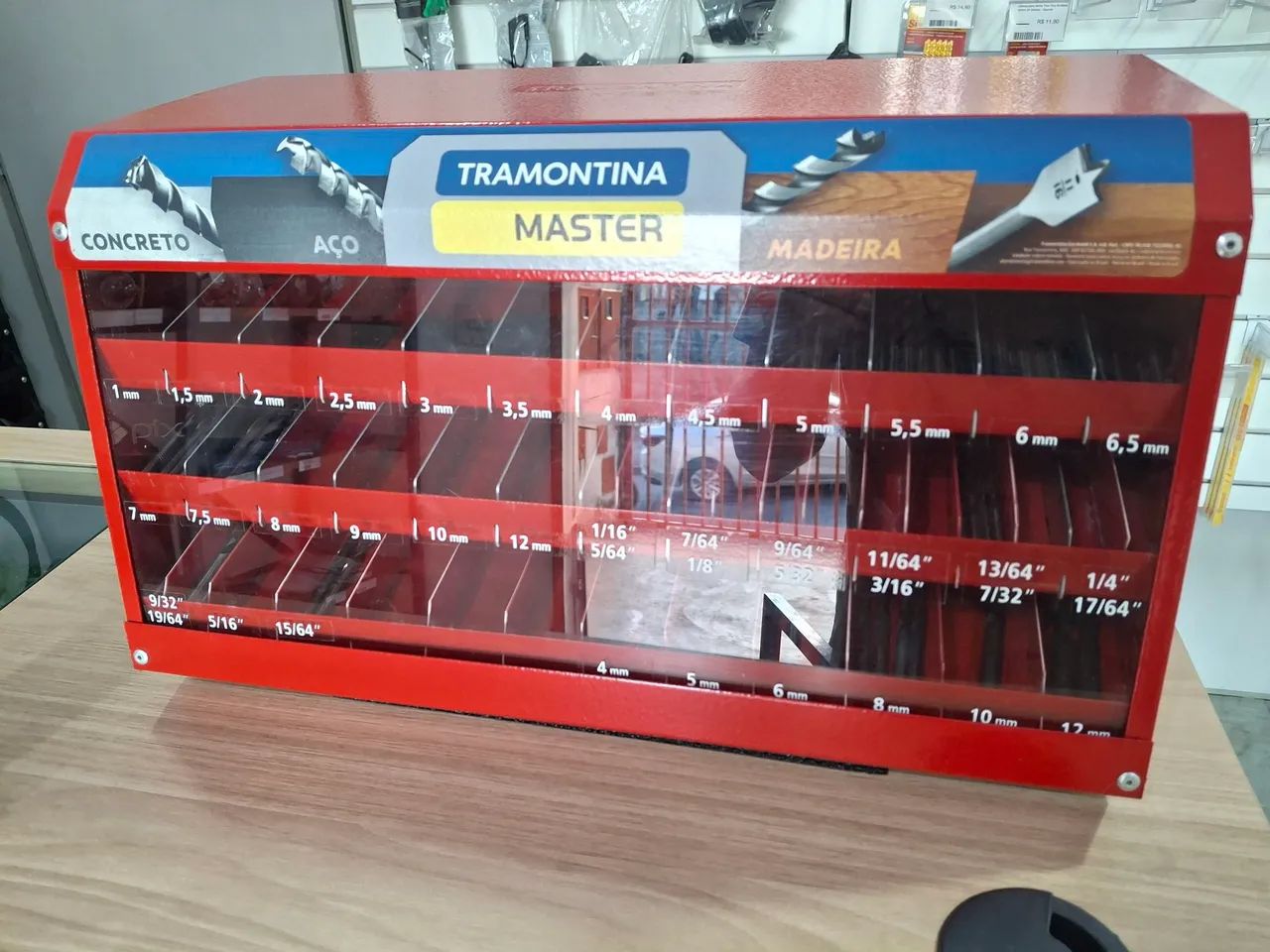 Expositor de brocas tramontina