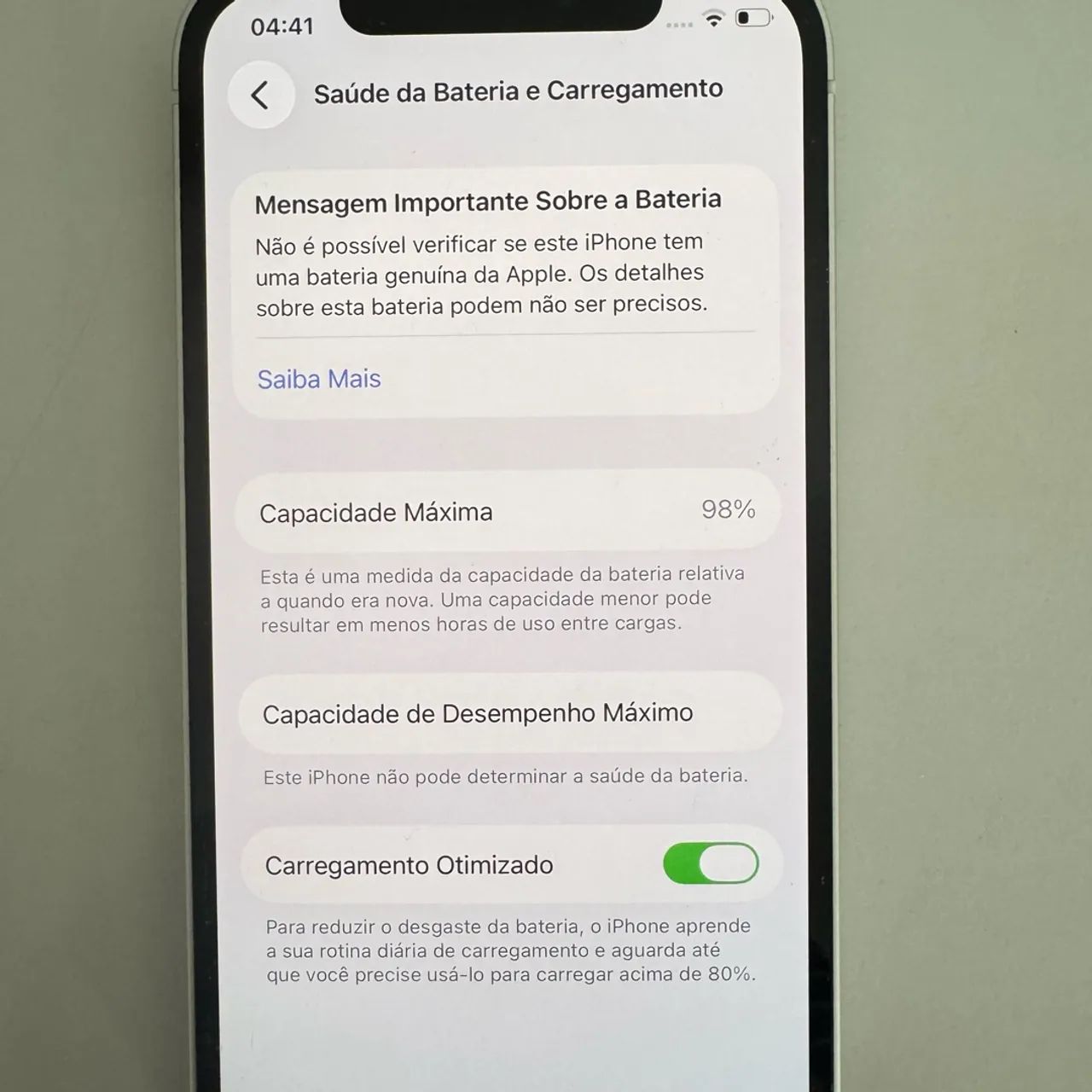 iPhone 12 - Branco 128gb - usado - Foto 5