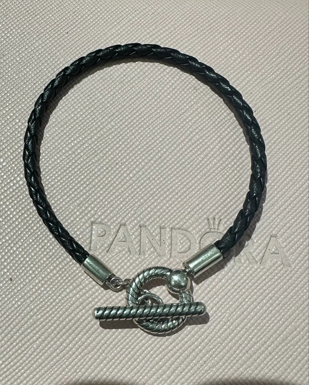 Pulseira de couro Pandora original 