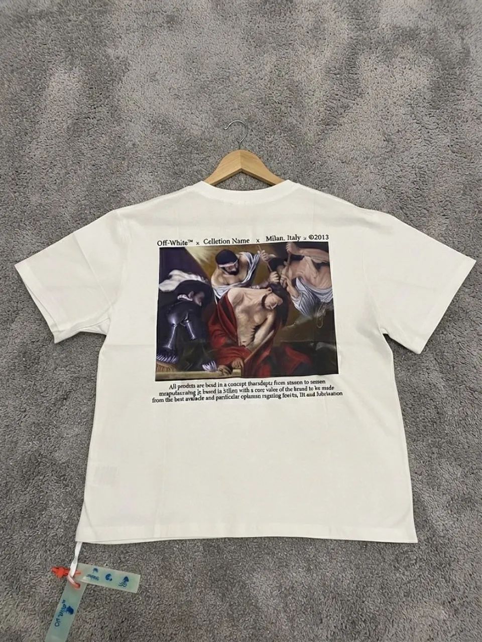 Camiseta Off-White "Caravaggio Crowning Print" White 