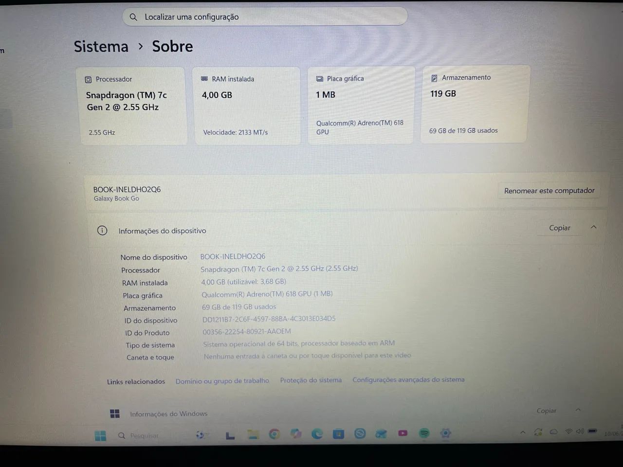 Notebook Samsung Galaxy Book Go - Foto 5
