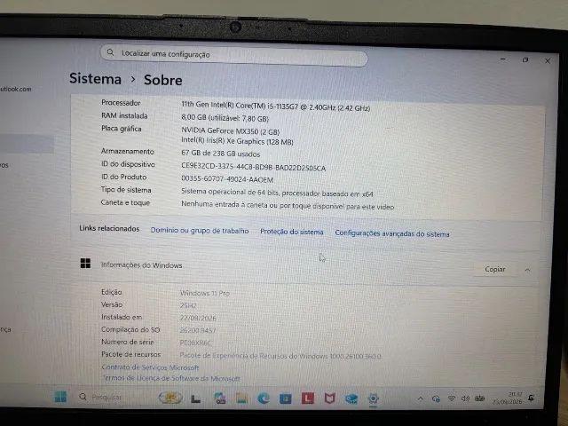 Notebook Lenovo IdeaPad 11 Geração Intel i5  - Foto 3
