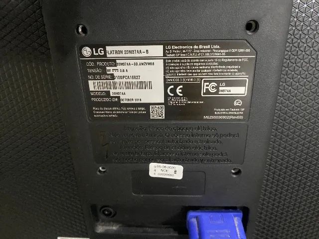 Monitor LG FLATRON 20M37AA Led 19.5" Preto - Foto 3