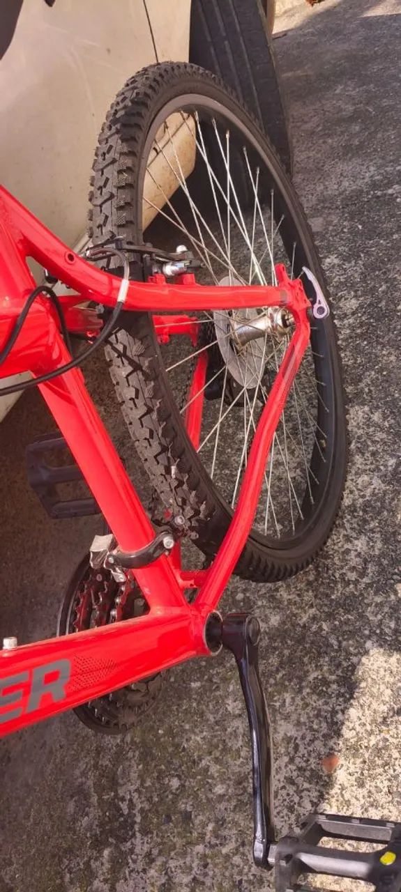 Bicicleta Mountain Aro 27 Rockrider - Foto 4