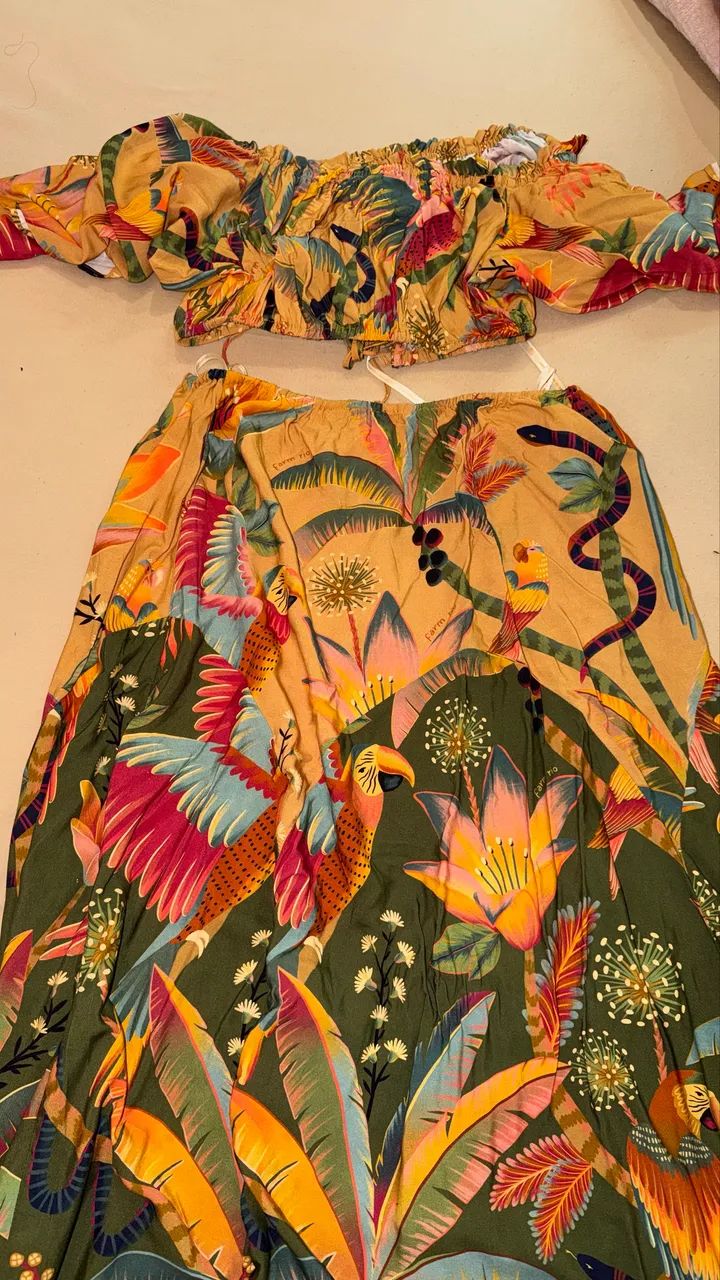 vestido lindo da FARM original TAM P  - Foto 2