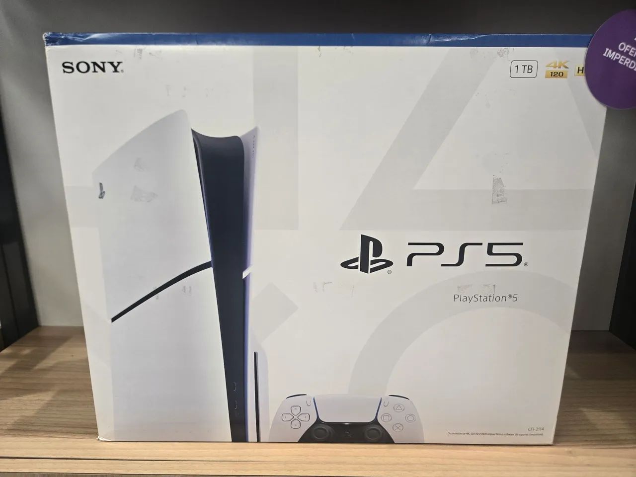 Ps5 com disco slim de 1TB