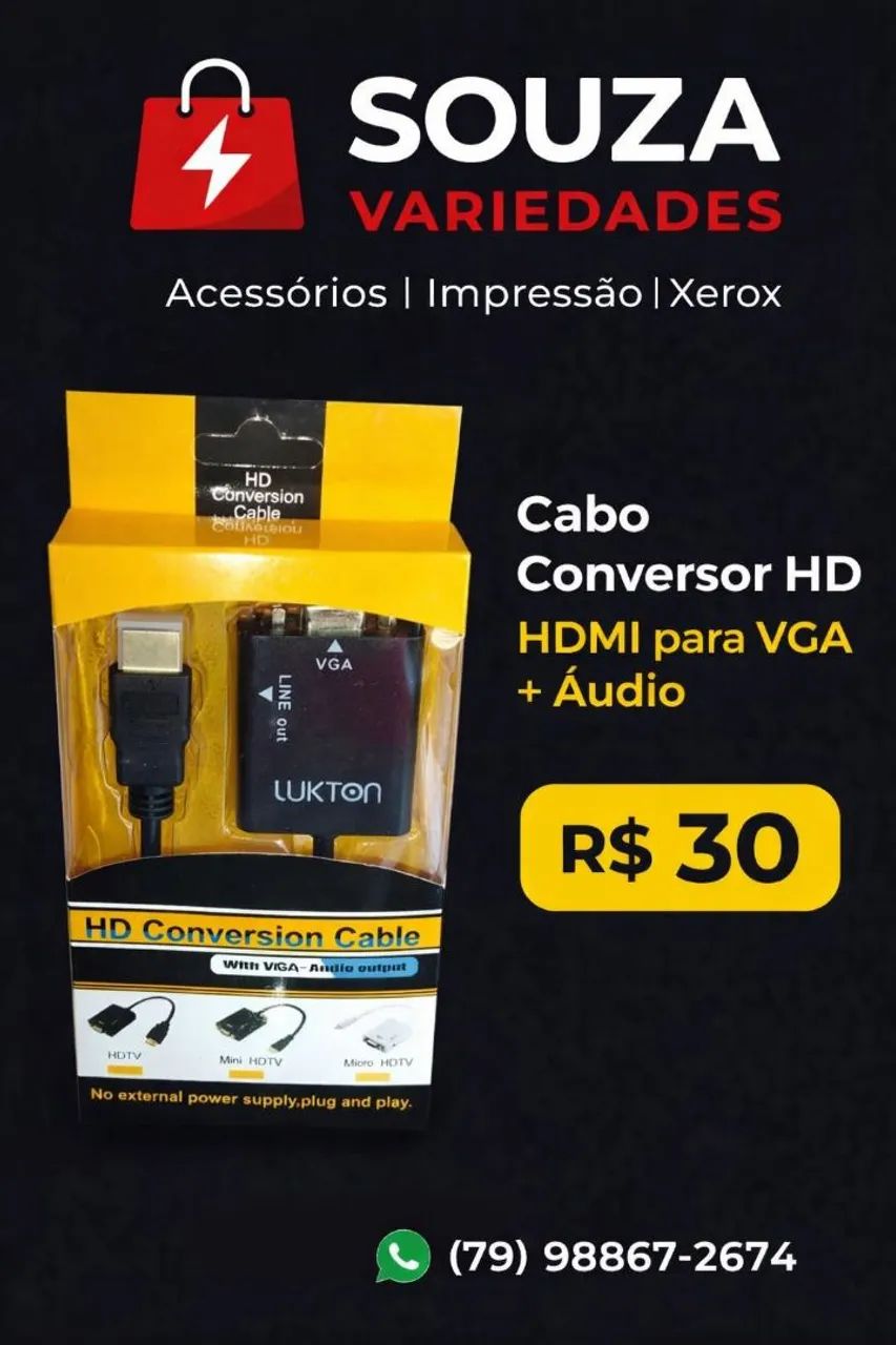 Conversor HDMI/VGA 