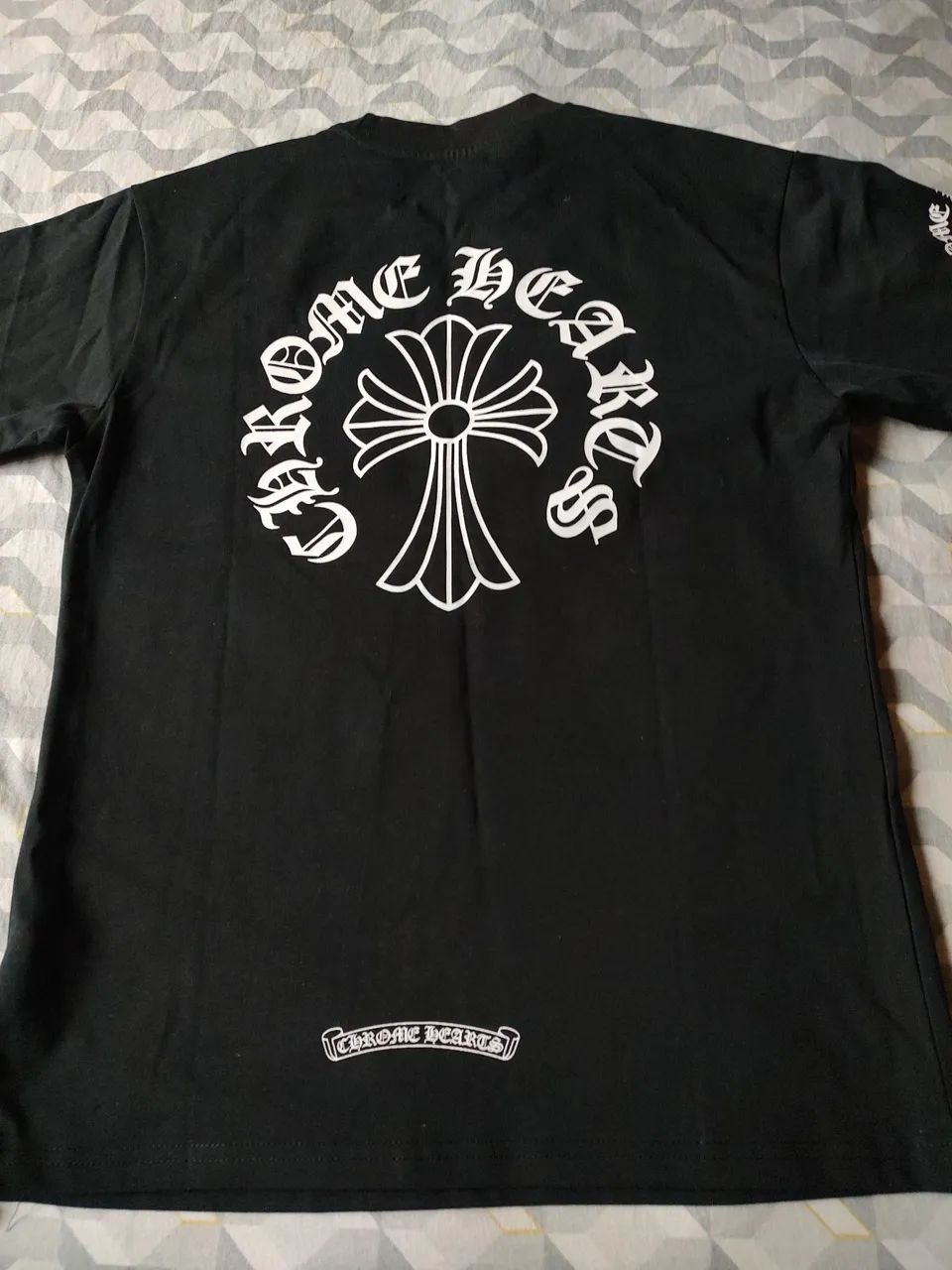 CHROME HEARTS ブラック Tシャツ 2T Chrome Hearts Horse Shoe Logo Pocket T-shirt Black original