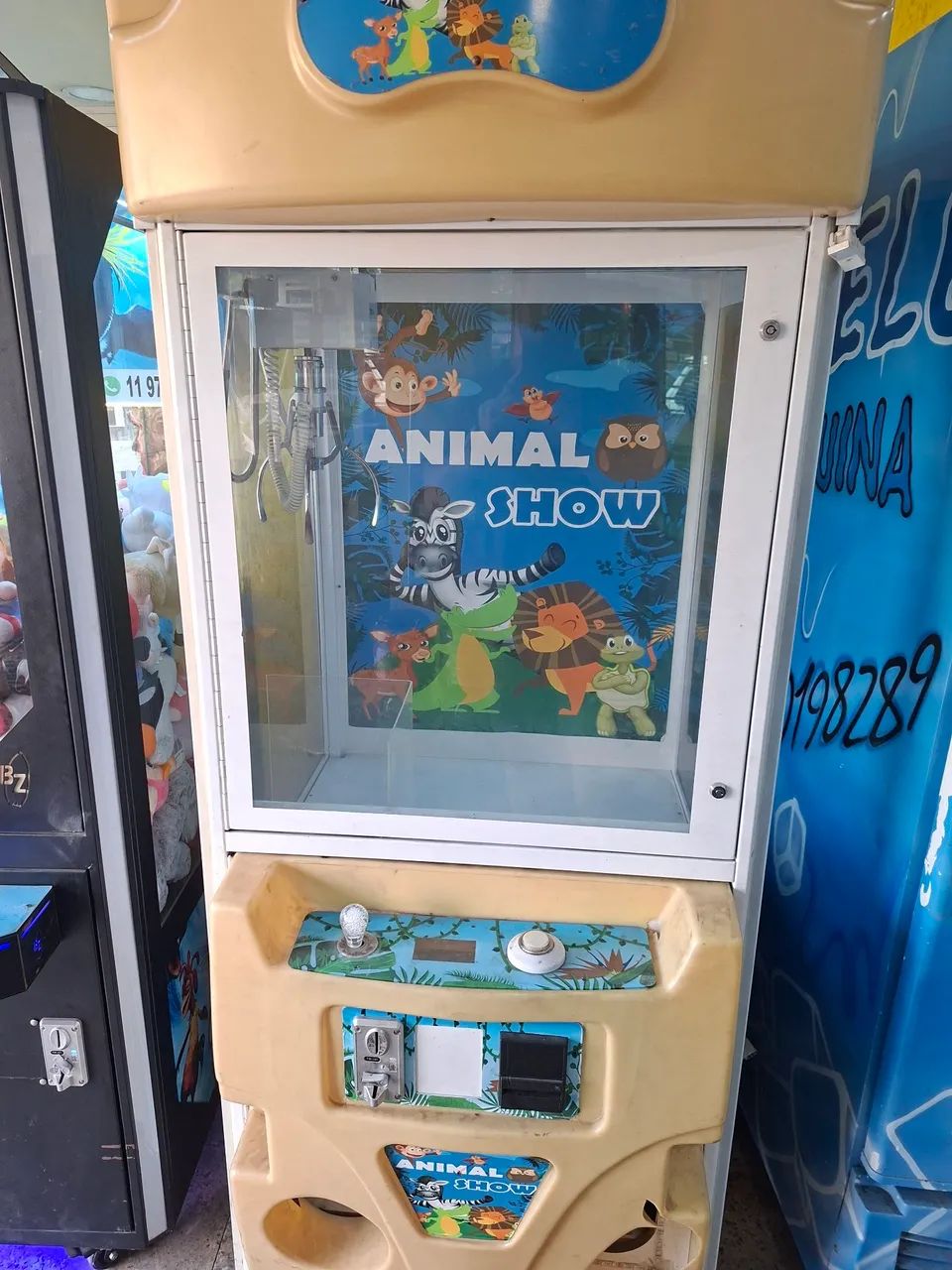 Maquina de pegar ursinho 