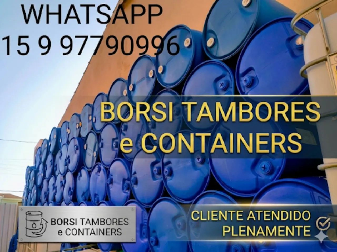 Bombona 60 Litros Tambor Plástico Container IBC Galão Caixa  - Foto 6