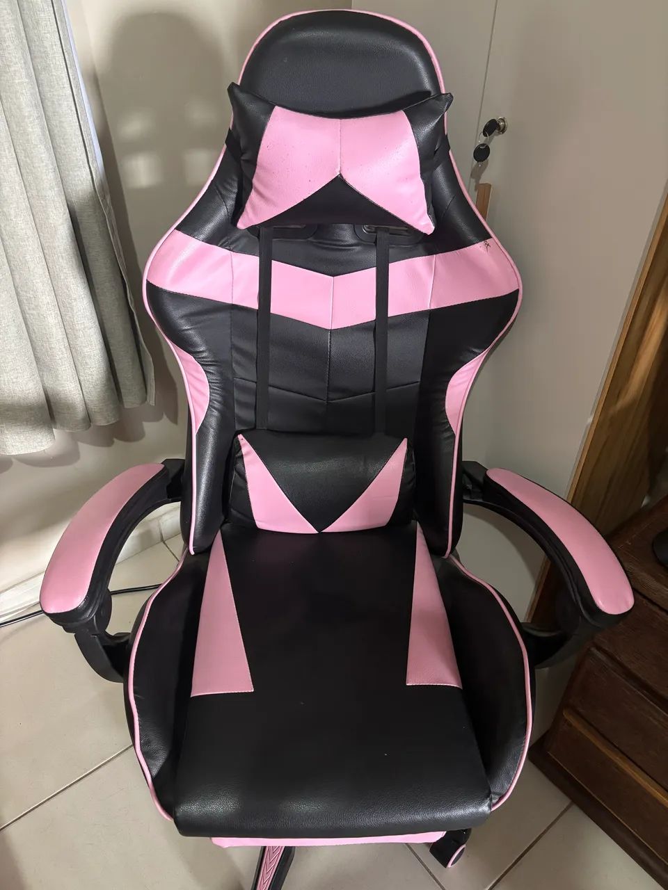 Cadeira Gamer rosa  - Foto 3