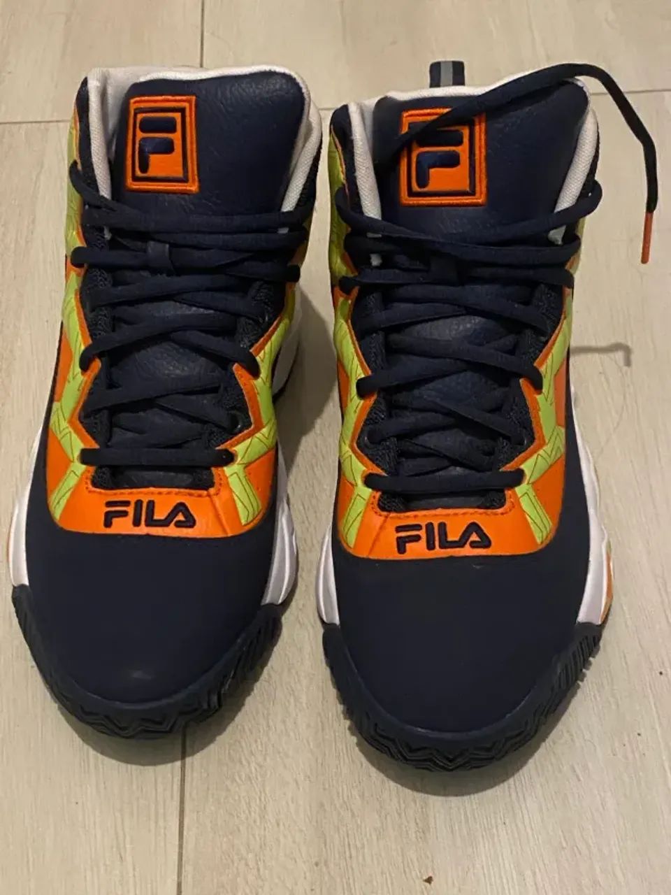 Tênis de basquete Fila MB Jamal Mashburn white Novo - Foto 2