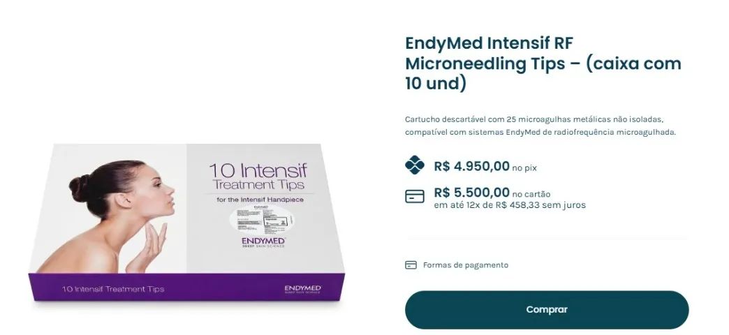 5 Tips Intensif EndyMed - Meia Caixa - Foto 2