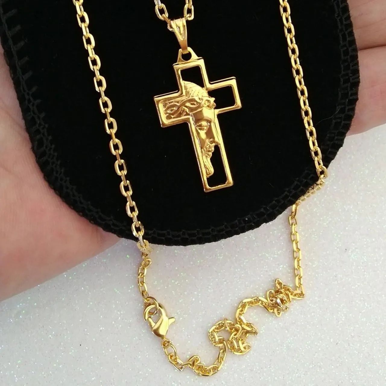 Corrente banhada a ouro 18k - Foto 3