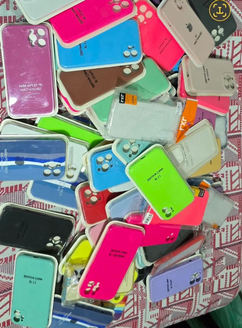 Capa silicone Iphone varios modelos mini 10 ao 14 pro e pro max - Foto 2
