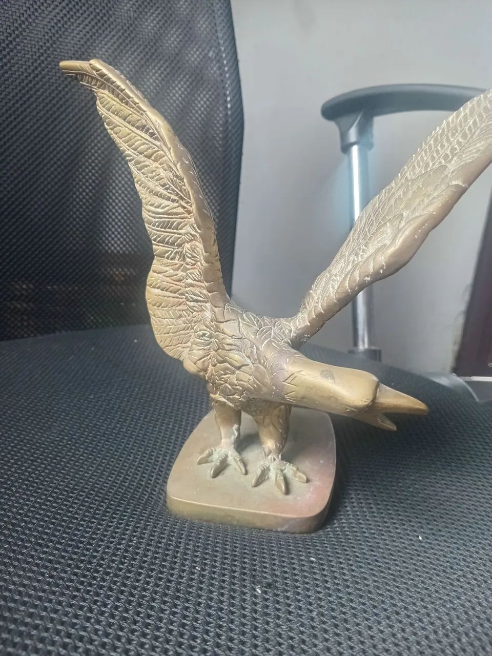 Estatua águia bronze maciça  - Foto 2