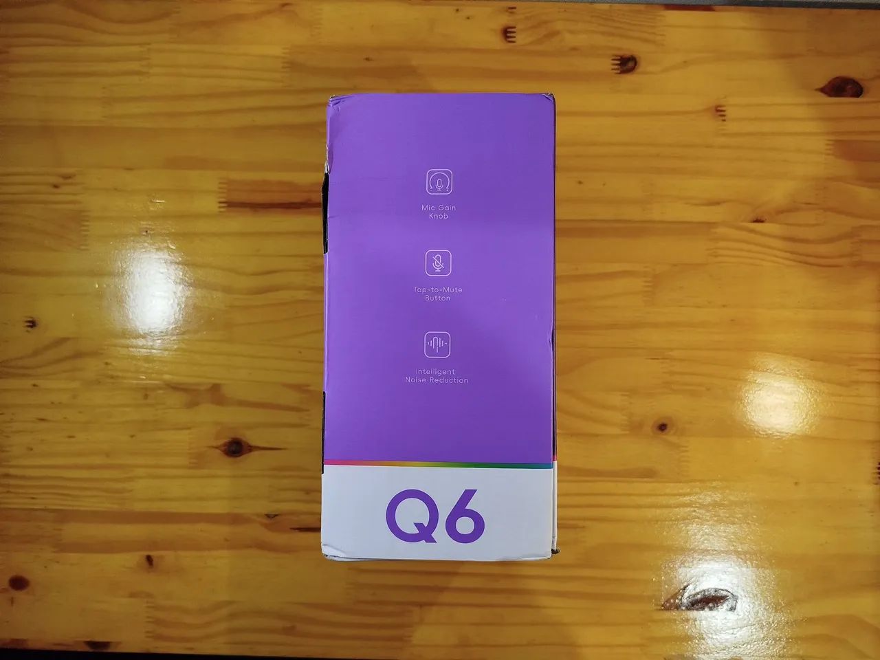 Microfone Fifine Q6 - cancelamento de ruído - RGB - Lacrado! - Foto 3