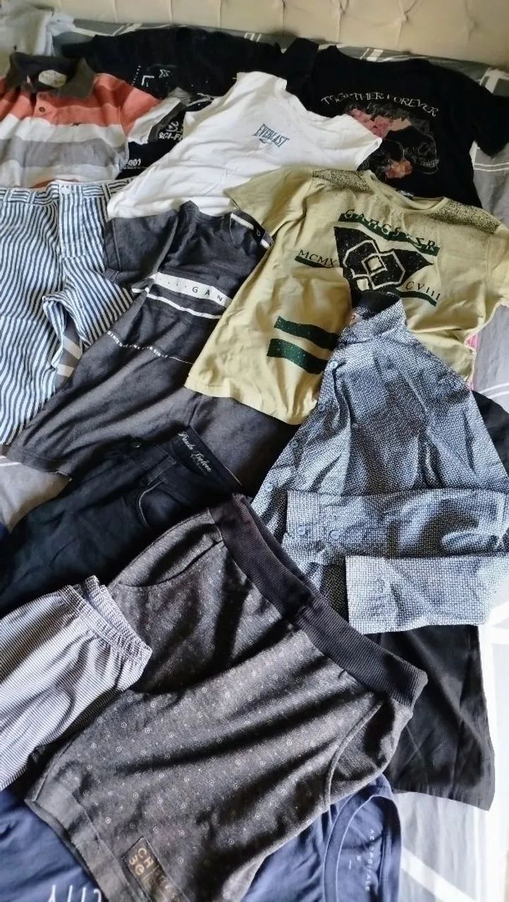 Combo roupa masculina - P e M  - Foto 5