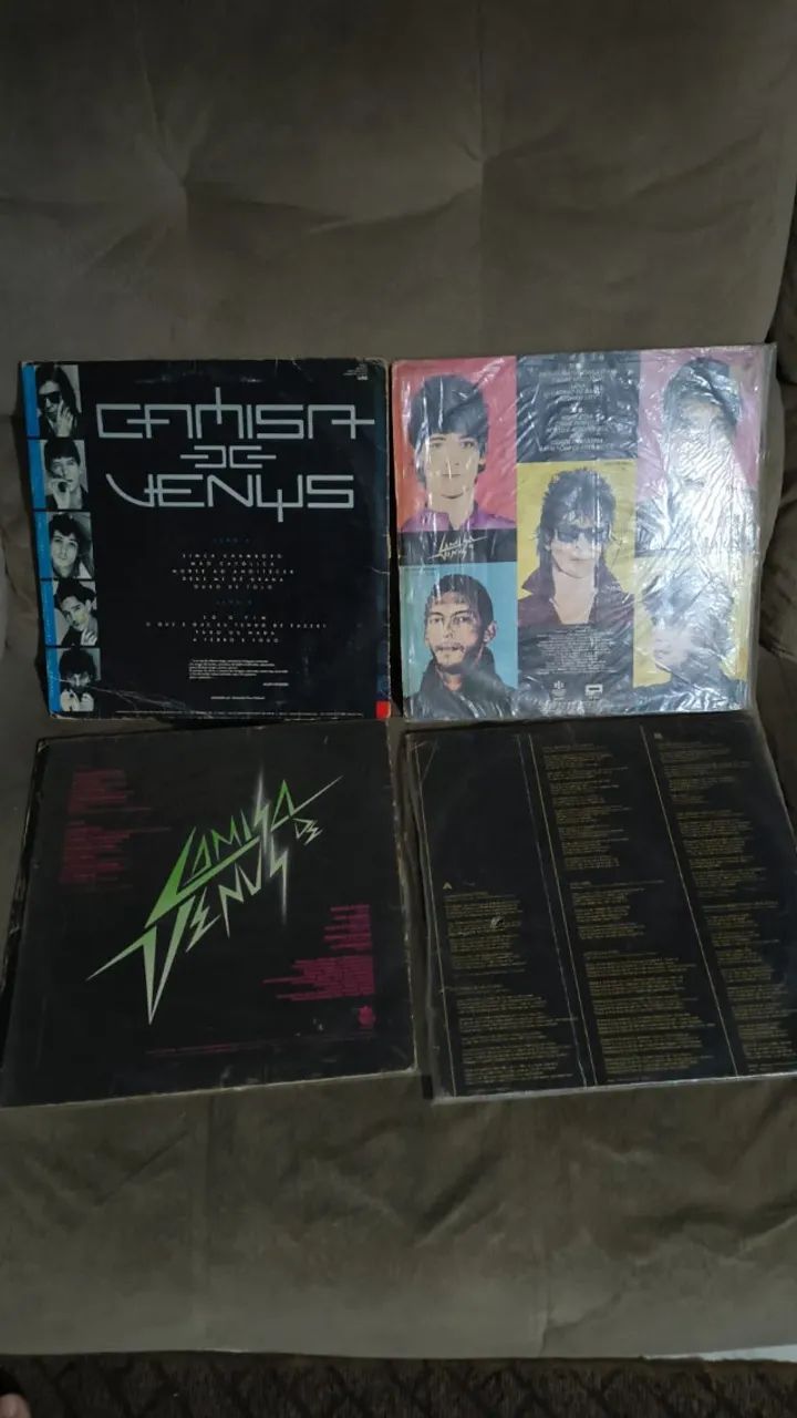 Coleção de Discos de Vinil Camisa de Vênus Autografados - Foto 5
