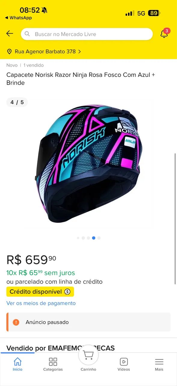 Capacete norisk - Foto 3