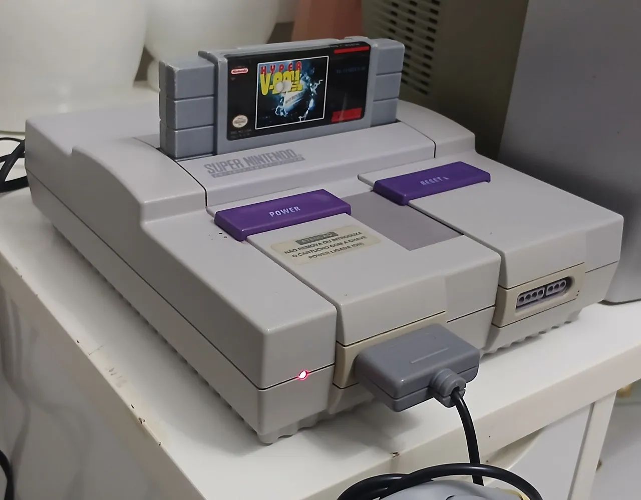 Super Nintendo Branquinho  - Foto 2