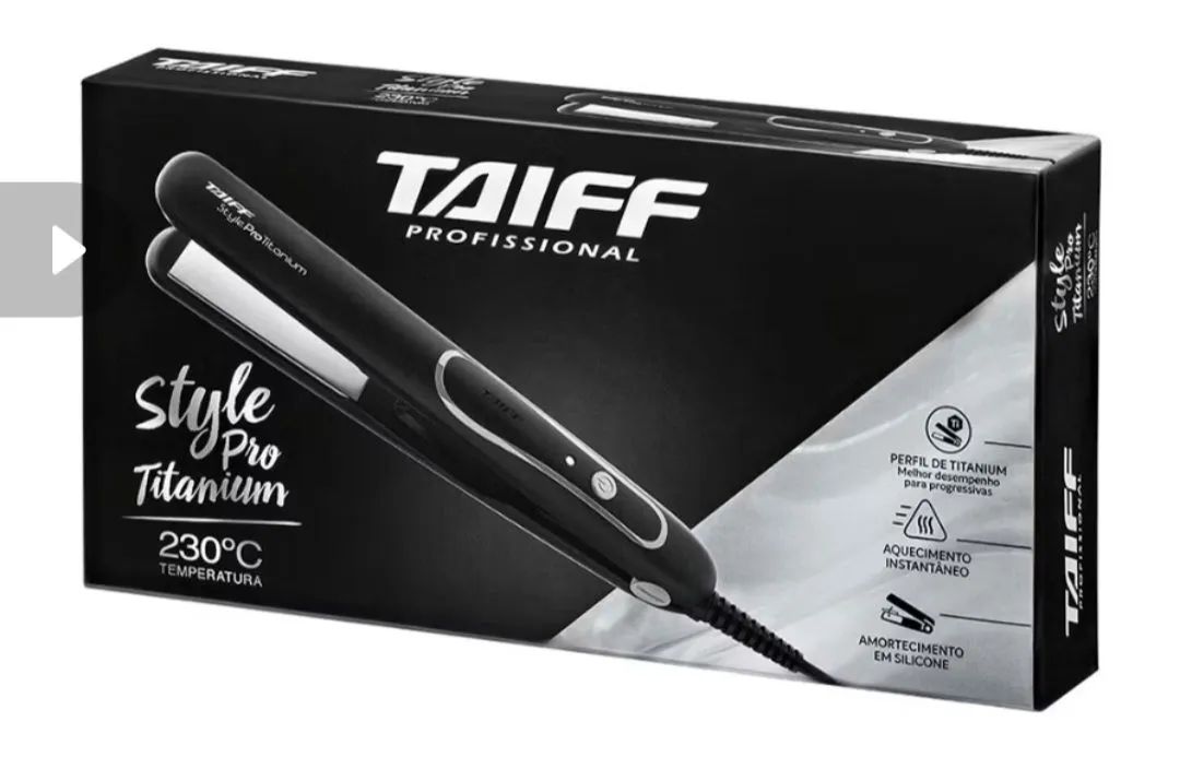 0Chapinha, Prancha Alisadora de Cabelo, Taiff, Style Pro Titanium, 230ºC, Bivolt - PRETA - Foto 3