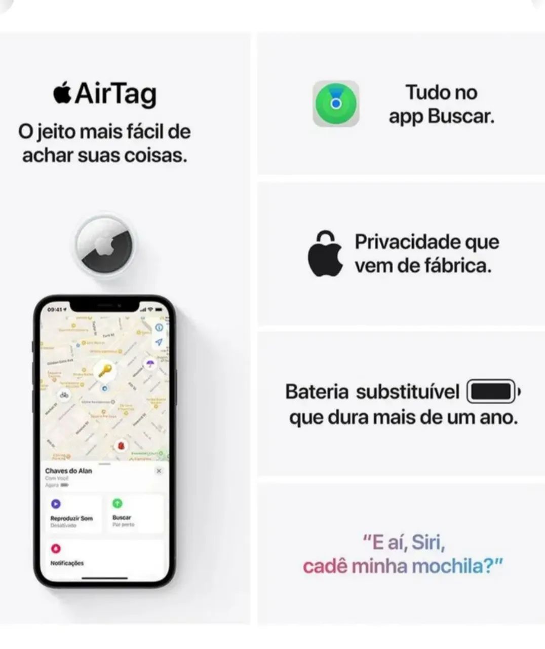 Apple Airtag 2a Geração A2937 Original 2026 - Foto 3