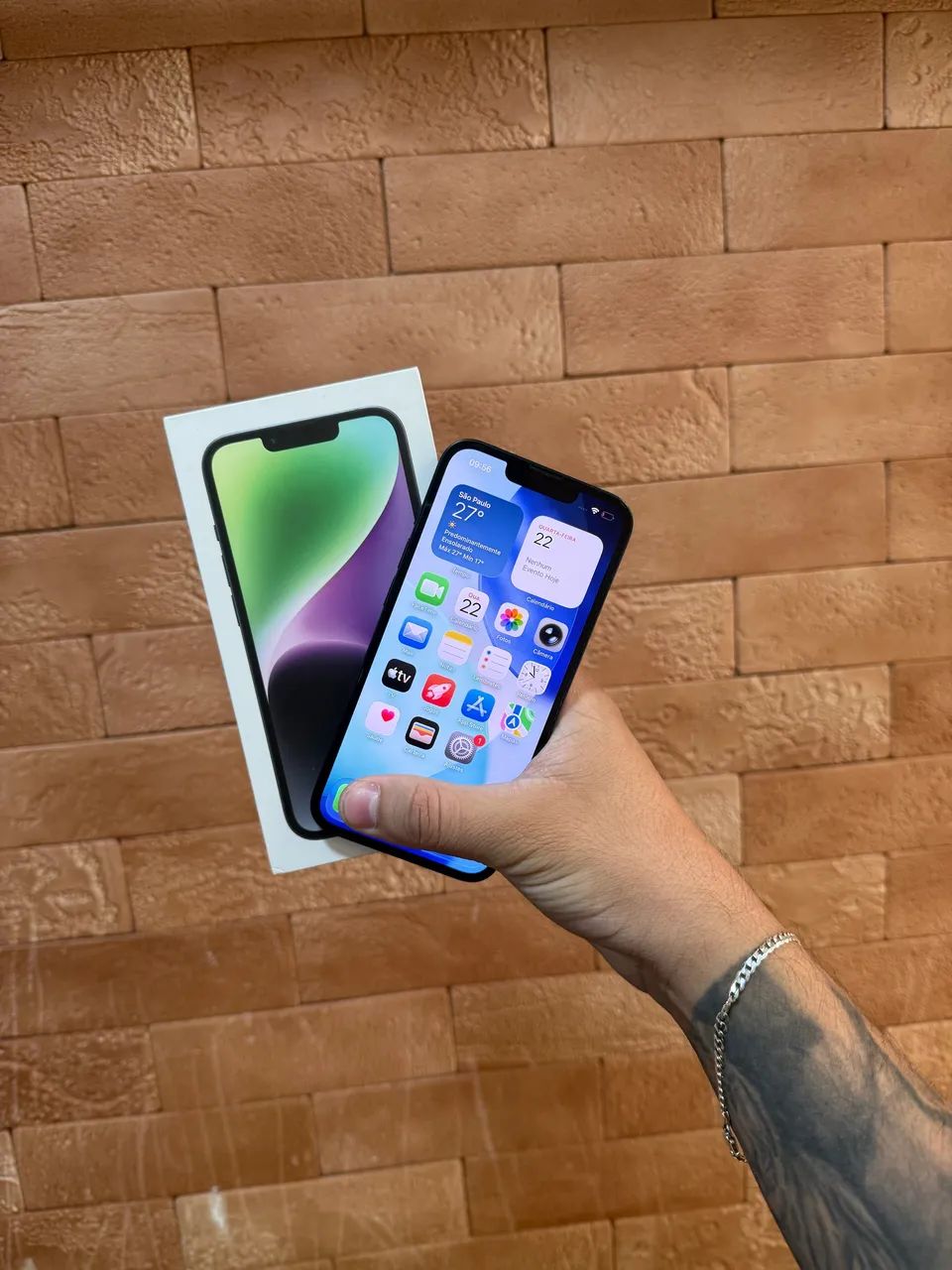 iPhone 14 128gb com garantia e brindes - entrego 