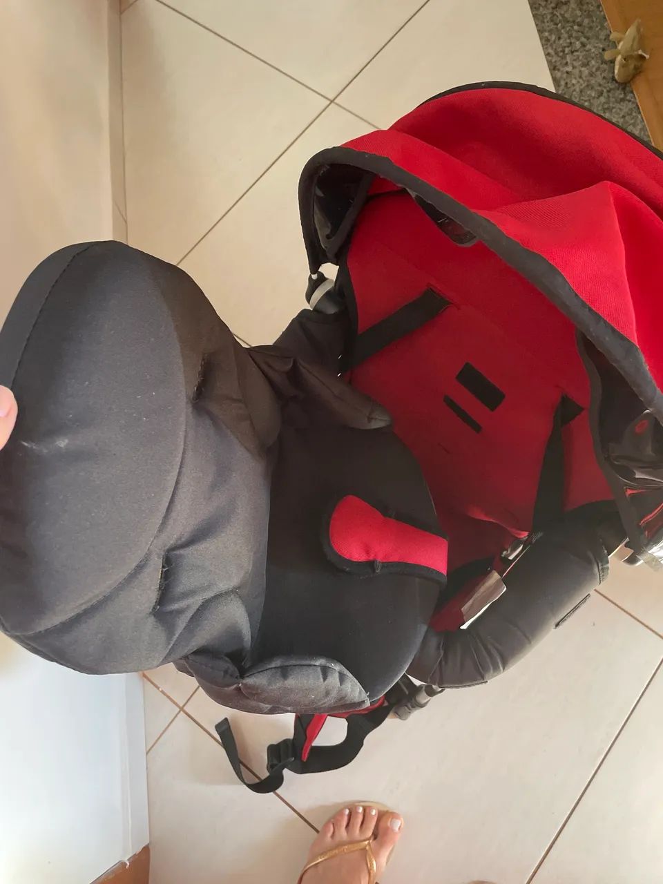 Cadeirinha de transporte infantil passeio  - Foto 5
