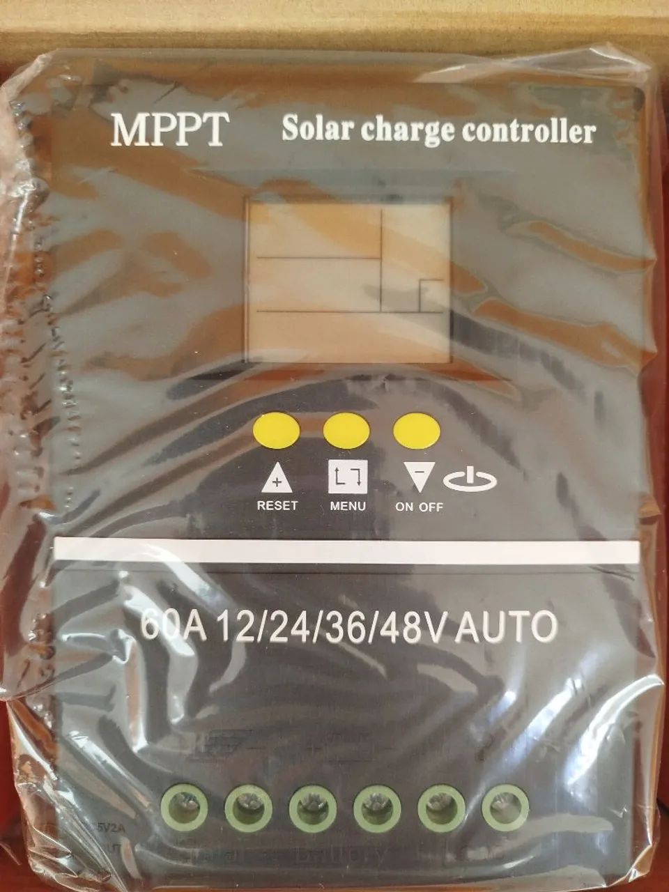 Controlador de carga solar MPPT 12/24/26/48V