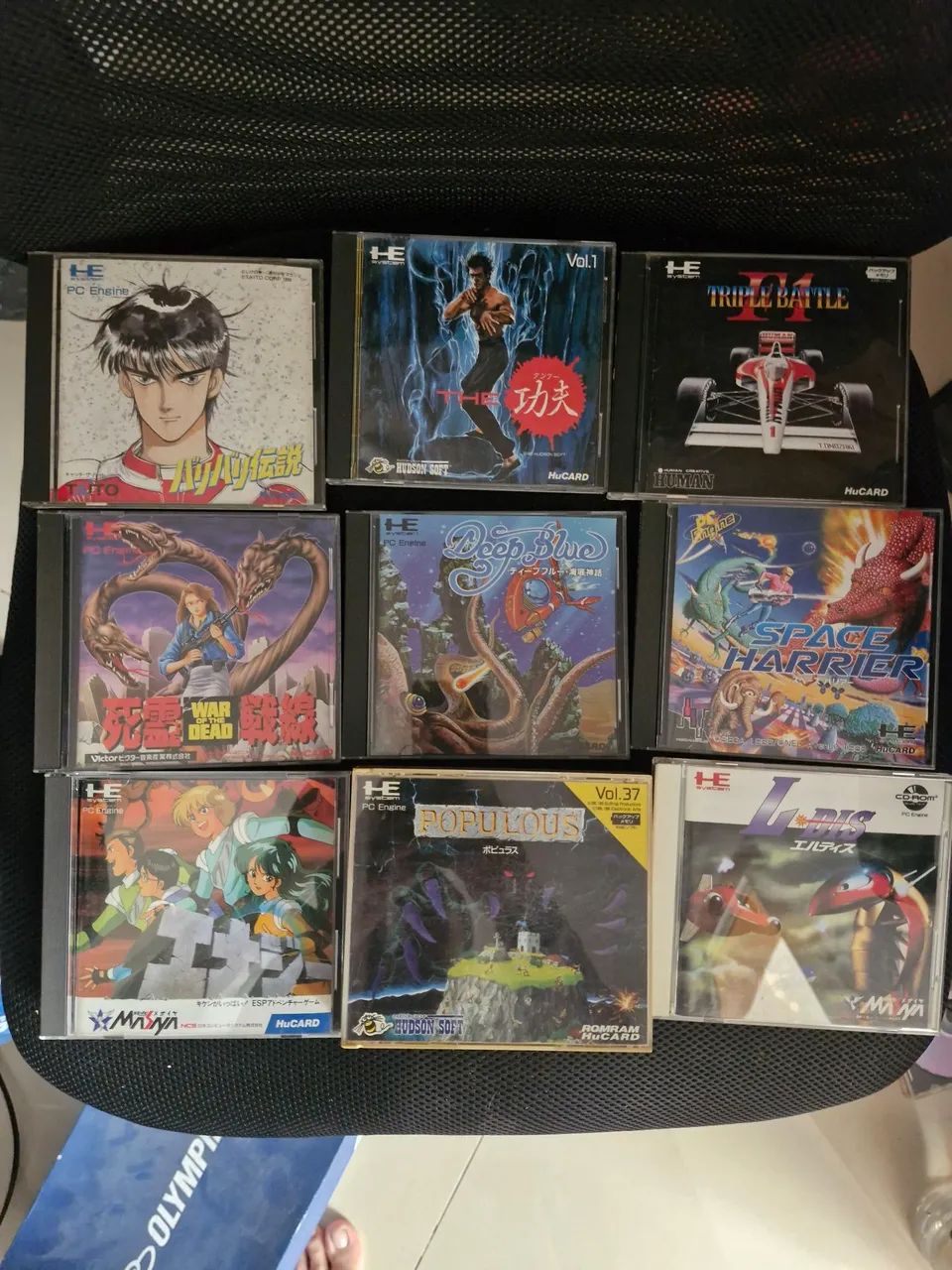 Lote pc engine originais na caixa