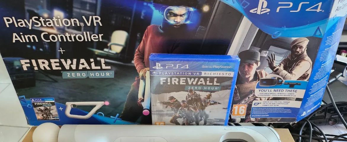 Aim controller PS4 + Firewall Zero Hour Lacrado - Foto 4