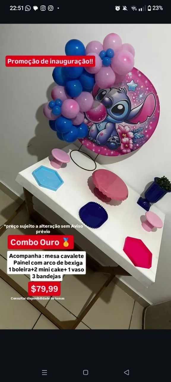 Mini festa na mesa - Foto 4