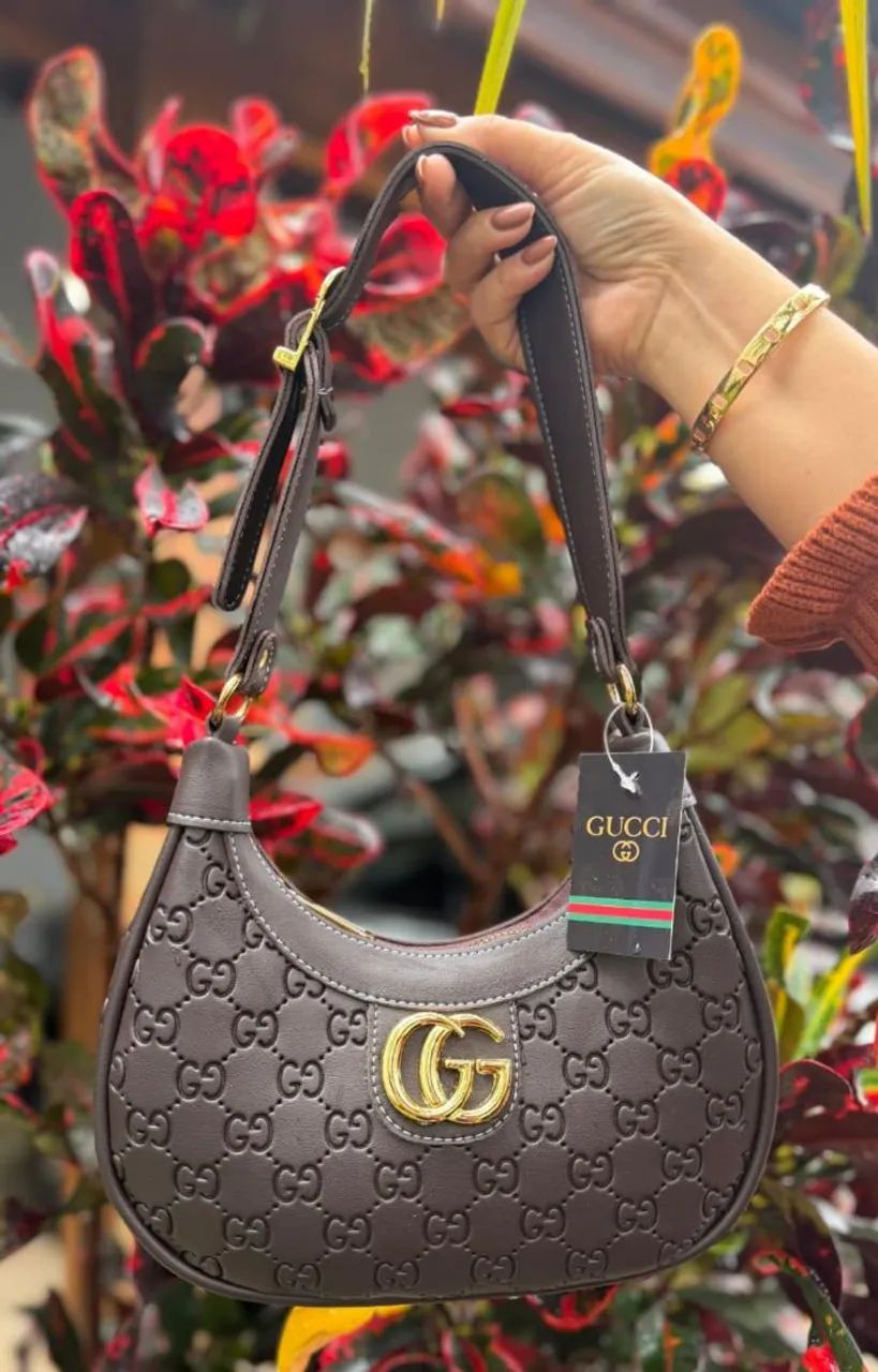 Bolsa Estilo Gucci Aphrodite Meia-Lua Premium - Foto 2