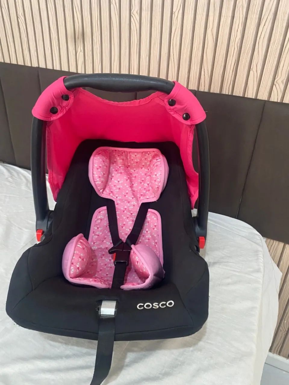 Bebê conforto - Cosco Rosa  - Foto 3