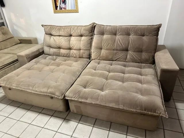 SOFÁ RETRATIL GRANDE - Foto 2
