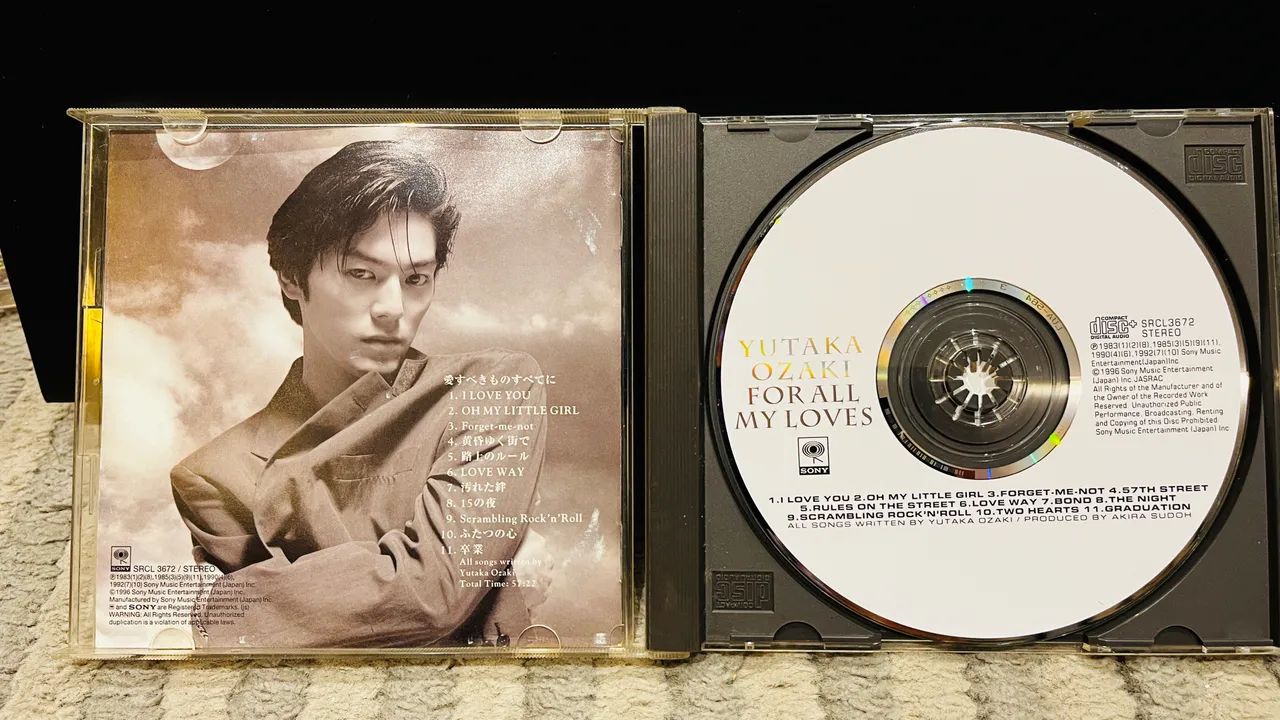 CD Importado YUTAKA OZAKI - For All my Loves - Foto 2