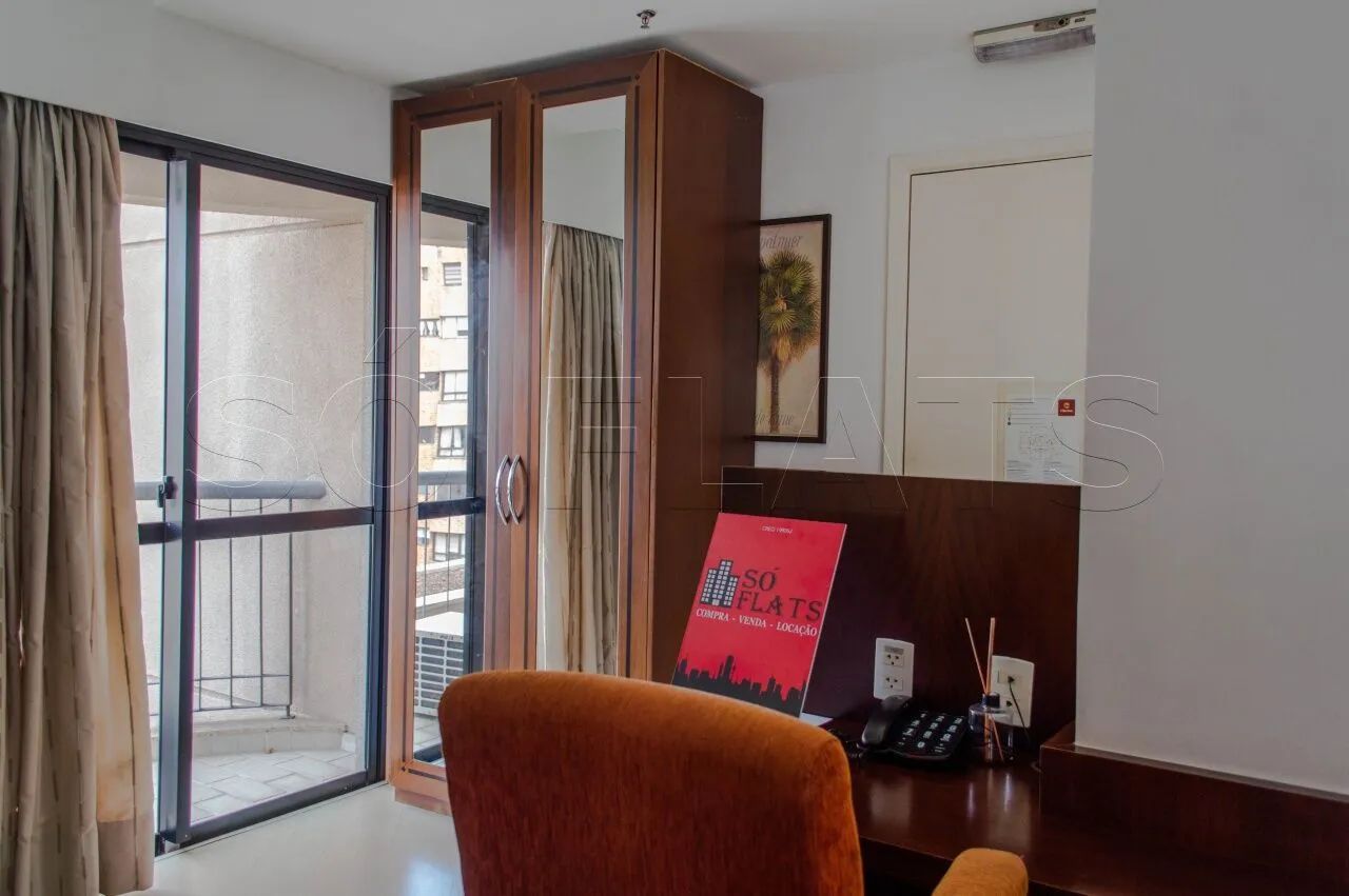 Flat Clarion Faria Lima para locação com 54m² contendo 1 dormitório e 1 vaga de garagem. - Foto 6