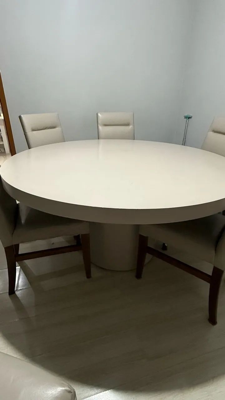 Mesa Laca Cinza | 6 Lugares  - Foto 2