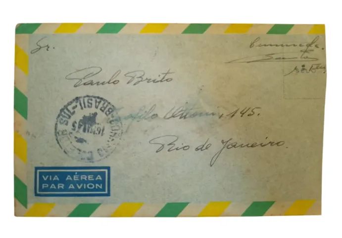 Envelope of the Brazilian Expeditionary Force Letter - World War II
