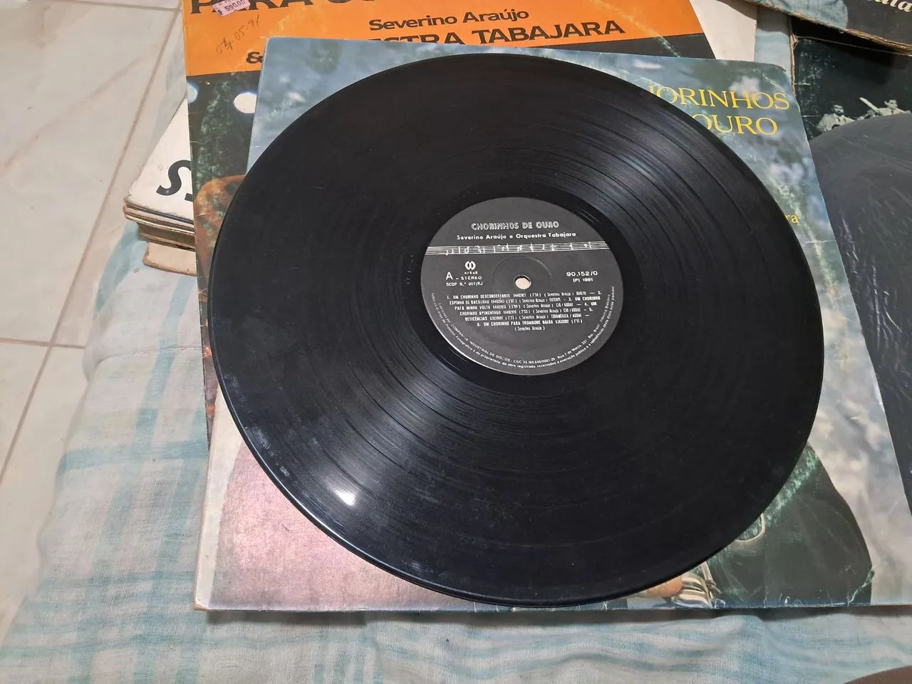 Disco vinil autografado pelo maestro Severino Araújo  - Foto 2
