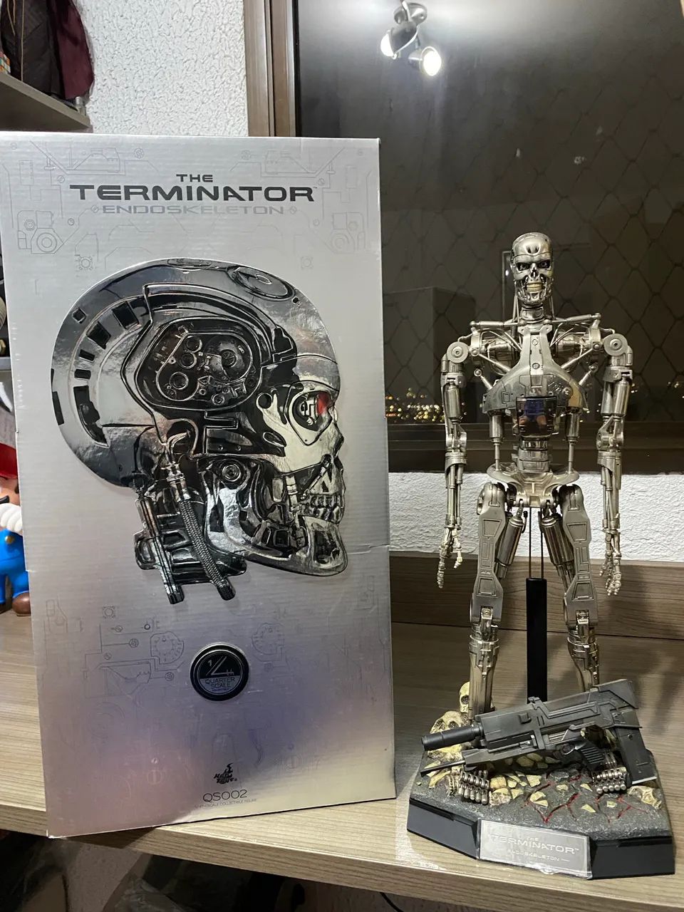 Hot Toy Endoskeleton T800 impecável c/ caixa original  - Foto 3