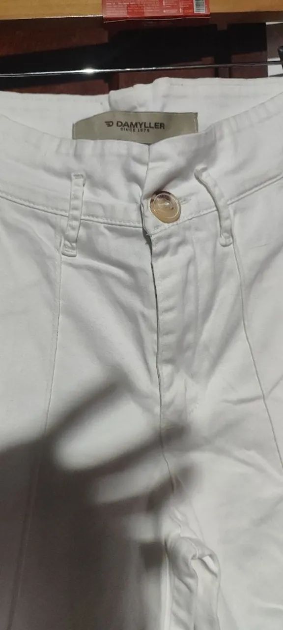 Calça Jeans Branca DAMYLLER  - Foto 5